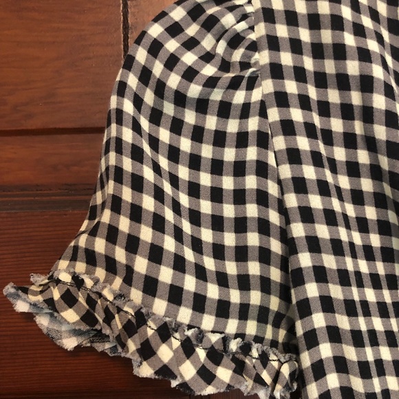 COPY - Reformation Midi Gingham Wrap Dress 0 - Picture 2 of 7